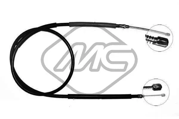  Cable de freno de mano trasero derecho Alfa Romeo 33 