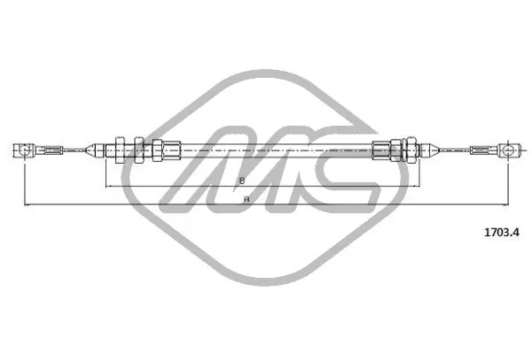 Cable del acelerador Adriauto 1103451 precio, desde 23,60 EUR
