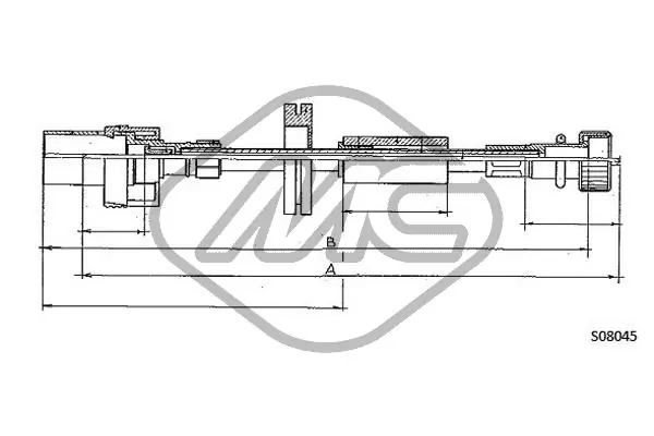 Cable velocímetro para Ford Transit T