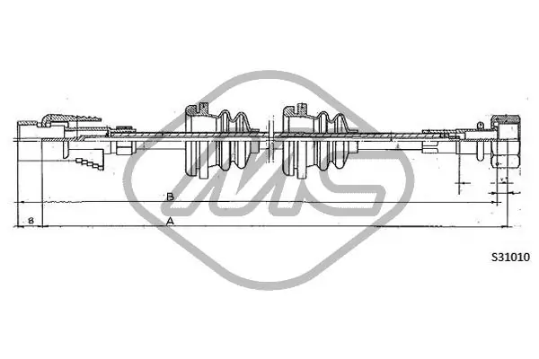 Árbol flexible del velocímetro Volkswagen Polo II desde 12,70 €