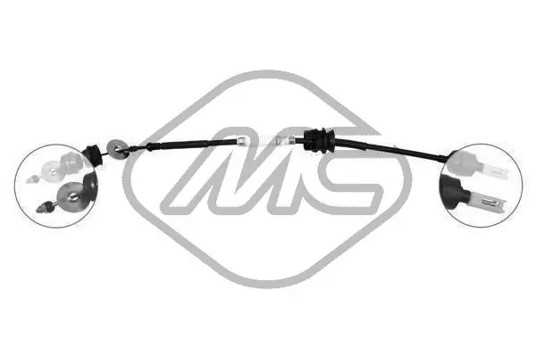 Cable de accionamiento del embrague para Peugeot 406  8C