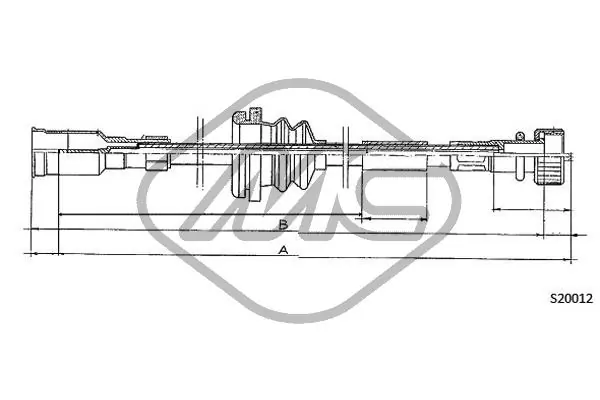  Cable velocímetro Opel Astra 