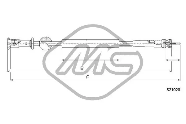 Cable del velocímetro para Peugeot 306  (7A)