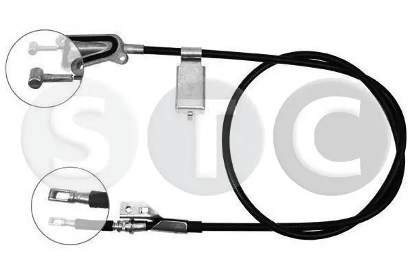 Cable de freno de mano trasero izquierdo para Nissan Almera N16
