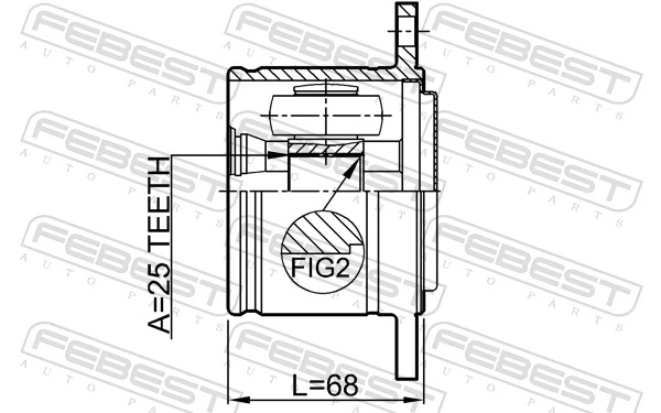 Comprar MB526147 Hyundai/Kia Junta homocinética exterior delantera derecha
