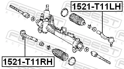 Rótula de dirección para Chery Tiggo  T11