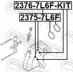 Comprar Kit de reparación de pinzas de freno Mercedes E  W213