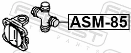 Cruceta transmision para Mitsubishi Lancer IV C6A, C7A