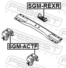 Taco de motor para SsangYong Rodius  