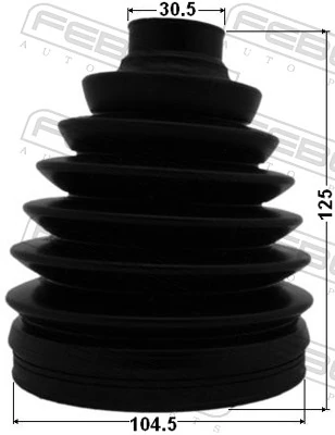 0117PKUN26 Febest Fuelle transmisión delantero exterior