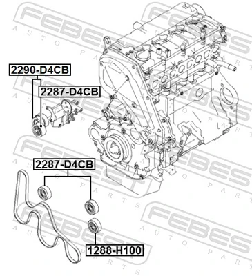 Tensor de correa poli V 534034110 LUK