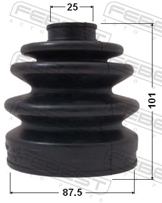 Fuelle transmisión delantero exterior para Nissan Almera I N15