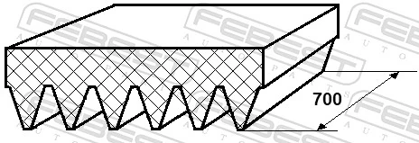 Comprar 96142840 Fiat/Alfa/Lancia Correa trapezoidal
