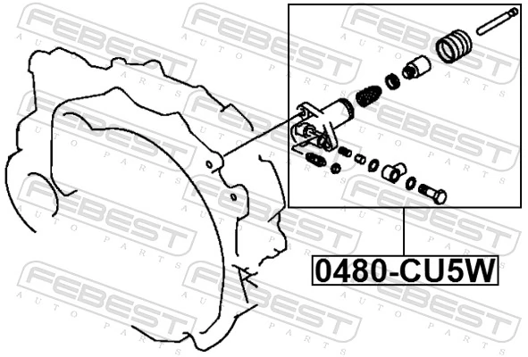 Bomba auxiliar de embrague Mitsubishi Lancer IX sedán (CSA) (2003 - 2008) precio, desde 27,04 EUR