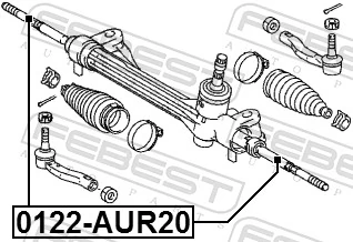 0122AUR20 Febest Barra de direccion coche
