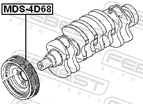 MDS4D68 Febest Dámper