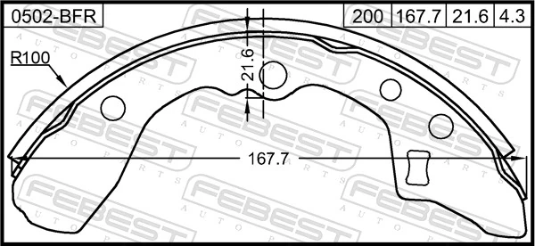 Zapatas de freno de tambor traseras Mazda 323 II 3 dr hatchback (1980 - 1989) precio, desde 26,44 EUR