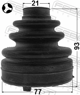0815FORMTT Febest Fuelle palier delantero interior
