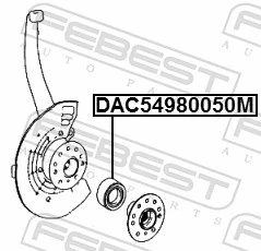  Cojinete de rueda delantero Mercedes ML/GLE 