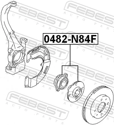 Buje de rueda delantero Mitsubishi Galant IX sedán (DJ, DM) (2004 - 2012) precio, desde 52,39 EUR