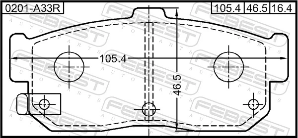 Pastillas freno traseras para Nissan Almera CLASSIC B10RS