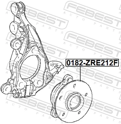 Buje de rueda delantero Toyota Prius hatchback (ZVW5) (2015 - 2026) precio, desde 84,84 EUR
