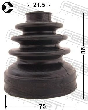  Fuelle de semieje delantero interior Nissan Primera 