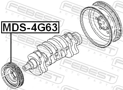 Dámper para Mitsubishi Eclipse I D22A, D27A