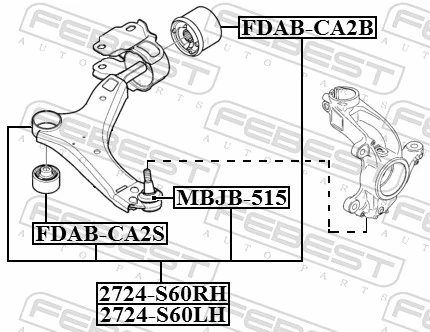 2724S60RH Febest