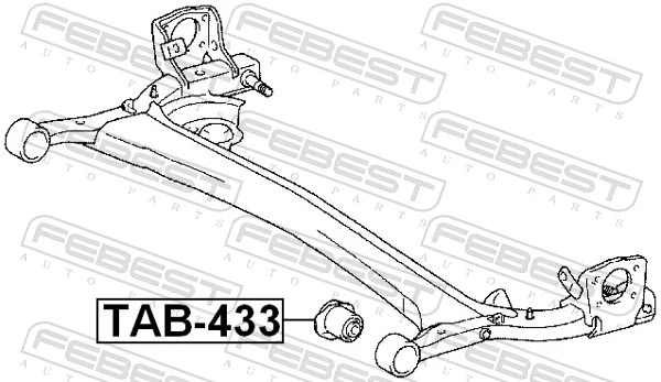  Silentblock trasero Toyota Yaris 