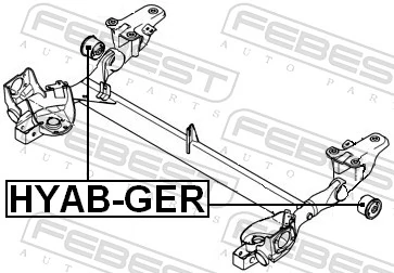 Silentblock del subchasis trasero Hyundai Getz hatchback (TB) (2002 - 2011) precio, desde 12,05 EUR