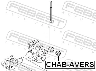 Silentblock amortiguador trasero para Chevrolet Aveo II T250, T255