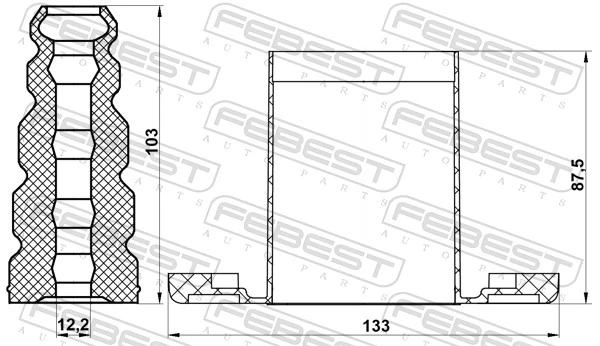 Comprar Tope de amortiguador trasero y guardapolvo Honda Civic VII EU, EP, EV