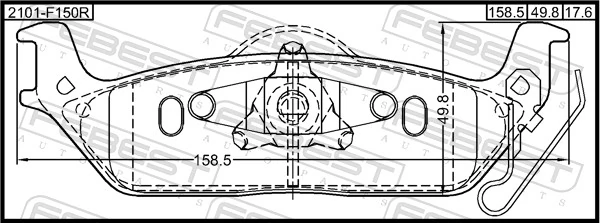 Pastillas traseras de freno Ford 8L3Z2V200B precio, desde 35,17 EUR