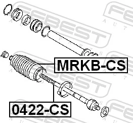 MRKBCS Febest Guardapolvo dirección