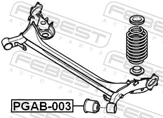 Comprar Silentblock trasero Peugeot 308 I 4A, 4C
