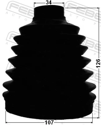 Fuelle transmisión delantero exterior para Nissan Patrol  Y62