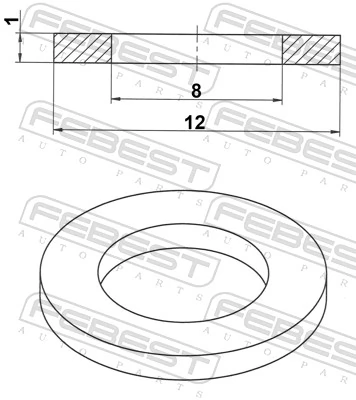 9009404 Fiat/Alfa/Lancia Junta tórica universal