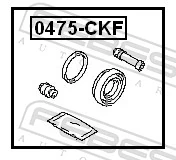 Kit de reparación, pinza de freno delantero Daihatsu Terios I SUV (J100, J102, J122) (1997 - 2005) precio, desde 8,71 EUR