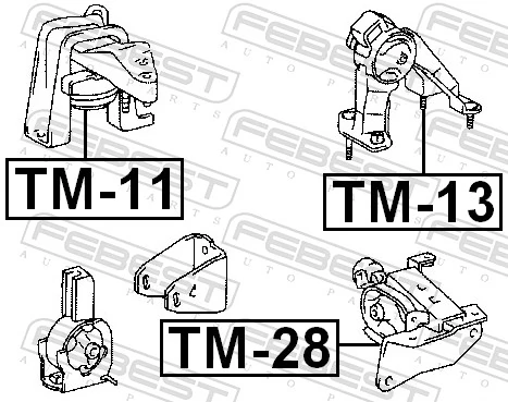 Comprar NMS1705 NIPPON MOTORS Soporte izquierdo del motor
