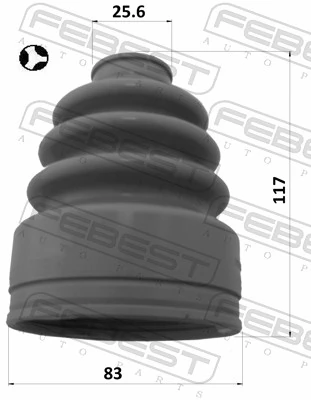 0315YF4T Febest Fuelle palier delantero interior