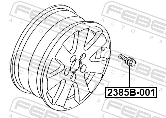 Tornillos para llantas para Audi Q7  4LB