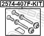 Kit de reparación de pinzas para Renault Trafic II FL