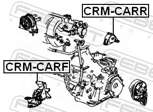 CRMCARF Febest Soportes de motor delantero