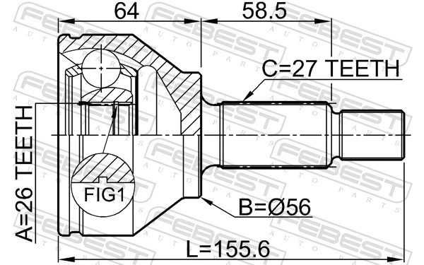  Junta homocinetica Ford Mondeo 3