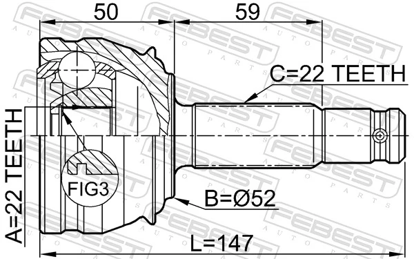  Junta homocinetica Opel Corsa 