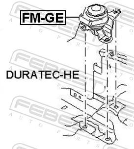 B9360 DP Group Soporte de motor derecho