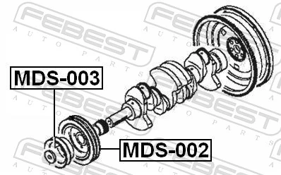 MD304557 Hyundai/Kia Dámper