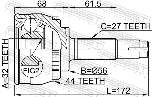  Junta homocinetica Nissan Primera 