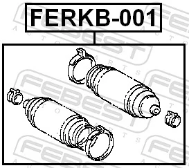 FERKB001 Febest Guardapolvo dirección